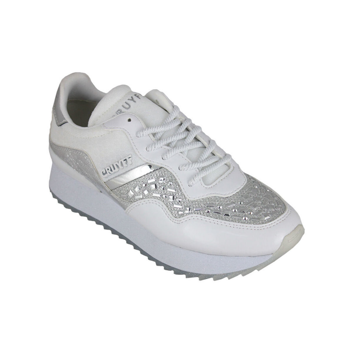 Zapatos Mujer Deportivas Moda Cruyff Wave embelleshed CC7931201 410 White Blanco
