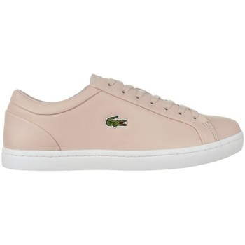 Zapatos Mujer Zapatillas bajas Lacoste Straightset Lace 317 3 Caw Beige