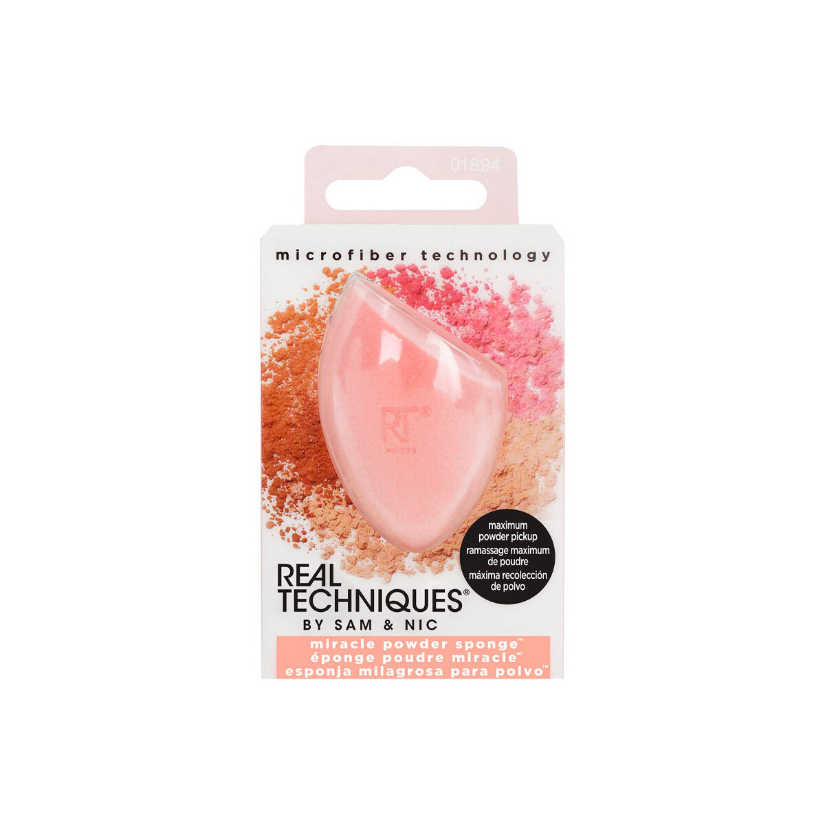 Belleza Mujer Pinceles Real Techniques Miracle Powder Sponge 