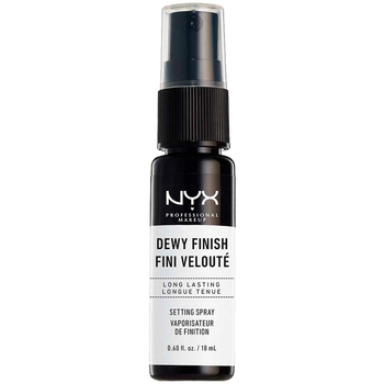 Belleza Base de maquillaje Nyx Professional Make Up Dewy Finish Setting Spray Mini 