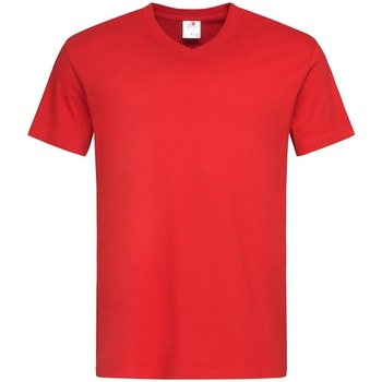textil Hombre Camisetas manga larga Stedman  Rojo