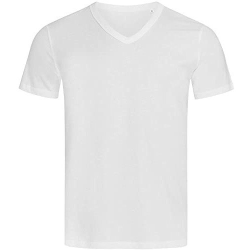 textil Hombre Camisetas manga larga Stedman Stars AB356 Blanco