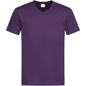textil Hombre Camisetas manga larga Stedman  Violeta