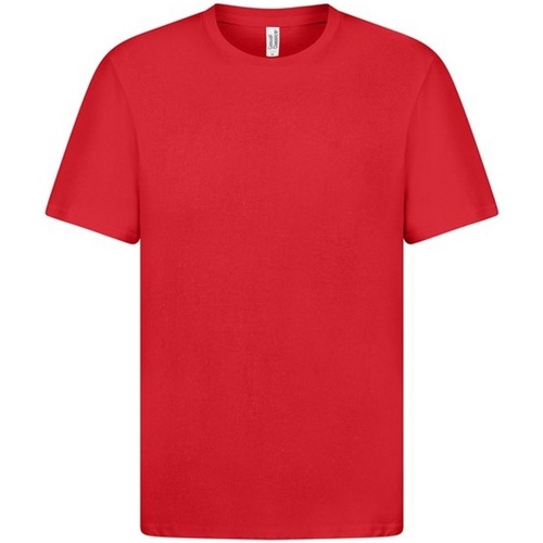 textil Hombre Camisetas manga larga Casual Classics AB261 Rojo