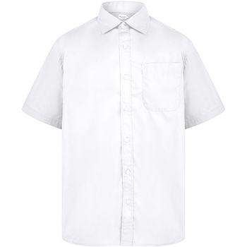 textil Hombre Camisas manga corta Absolute Apparel  Blanco