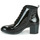 Zapatos Mujer Botas de caña baja André EDONY Negro / Barniz