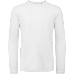 textil Hombre Camisetas manga larga B And C TM070 Blanco