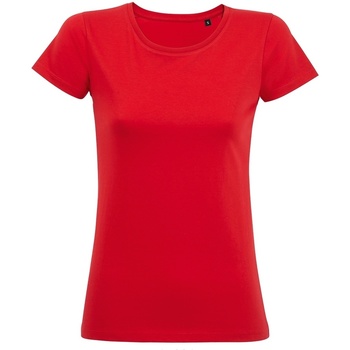 textil Mujer Camisetas manga larga Sols 02077 Rojo