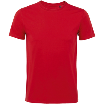textil Hombre Camisetas manga larga Sols Martin Rojo