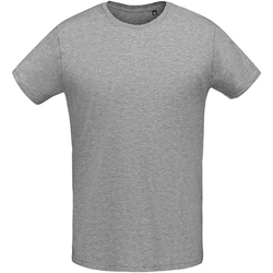 textil Hombre Camisetas manga larga Sols Martin Gris