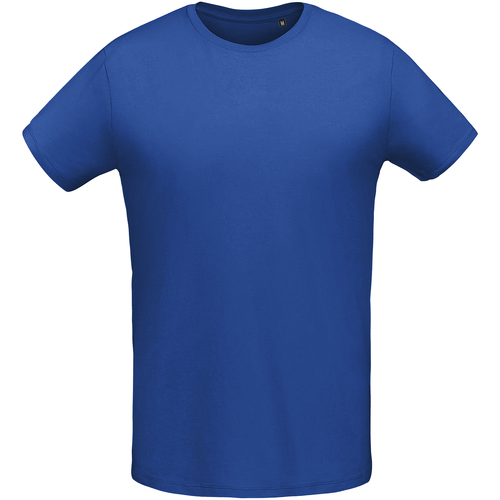 textil Hombre Camisetas manga larga Sols Martin Azul