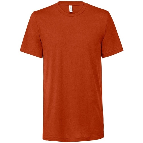 textil Camisetas manga larga Bella + Canvas Tri-Blend Naranja