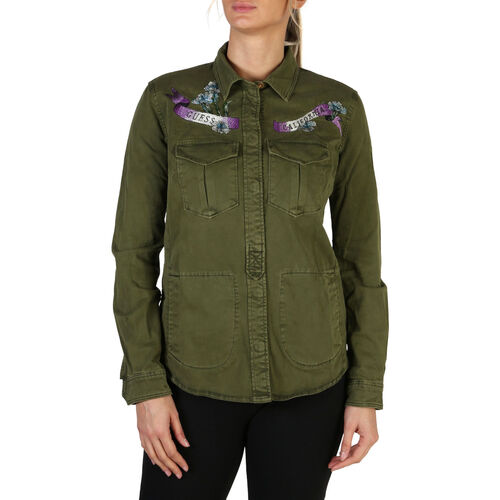 textil Mujer Chaquetas / Americana Guess - w83h54 Verde