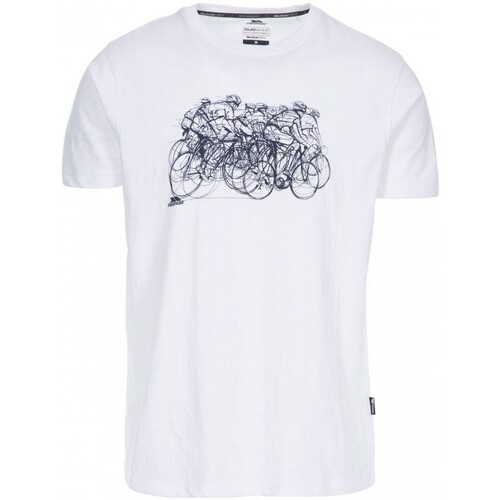 textil Hombre Camisetas manga larga Trespass Wicky II Blanco