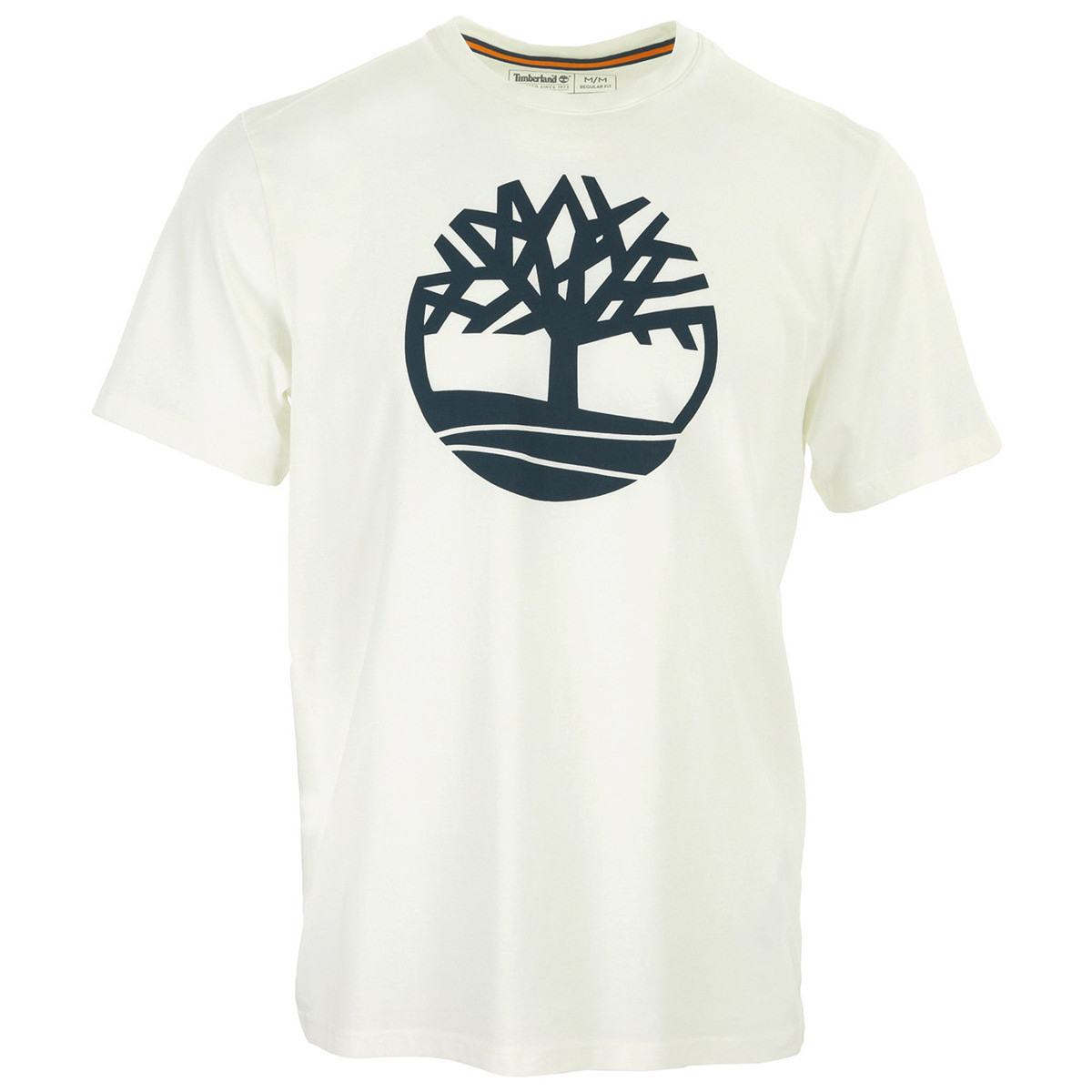textil Hombre Camisetas manga corta Timberland Kennebec River Tree Logo Tee Blanco