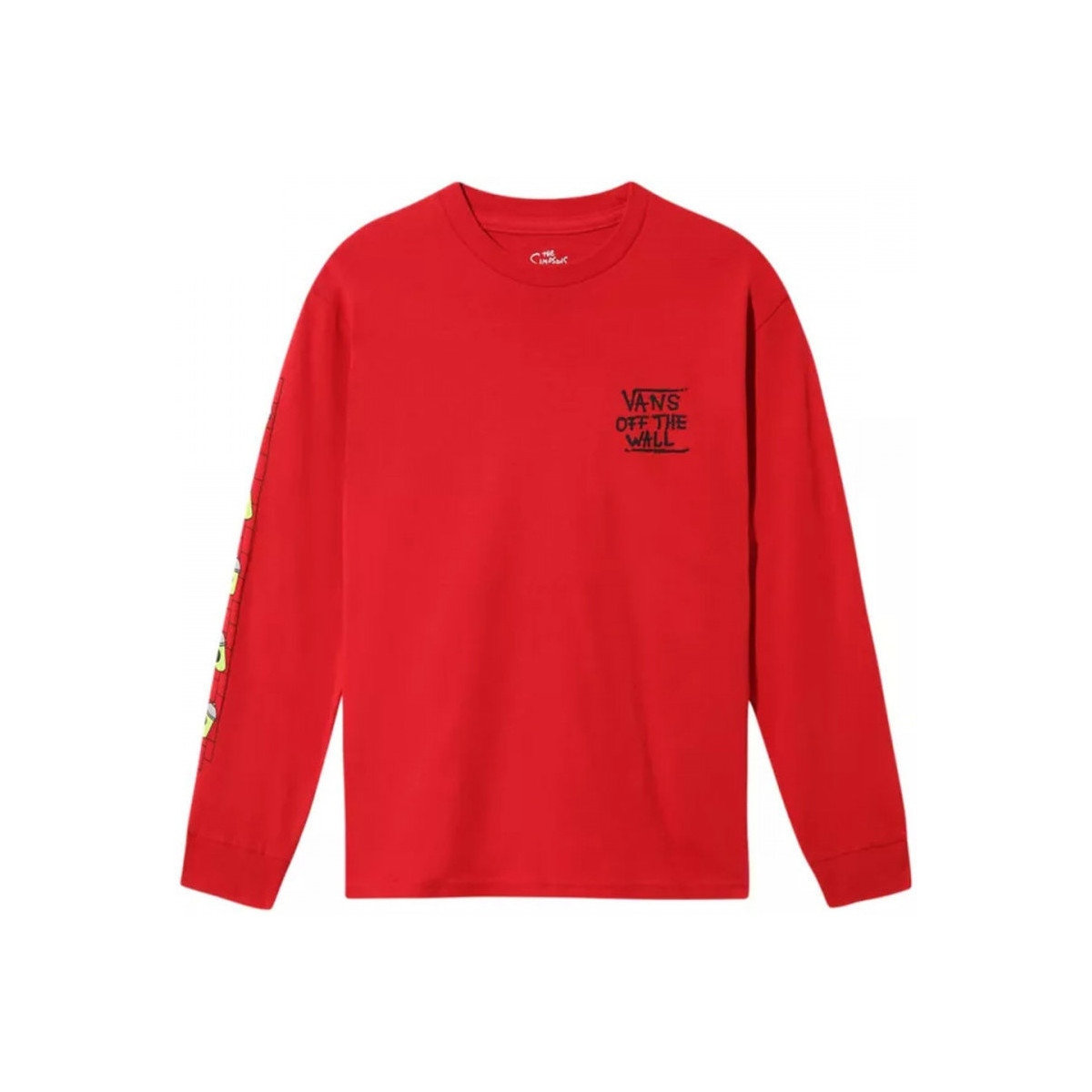textil Niños Tops y Camisetas Vans x the simpso Rojo