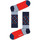 Ropa interior Hombre Calcetines Happy socks Stripes and dots sock Multicolor
