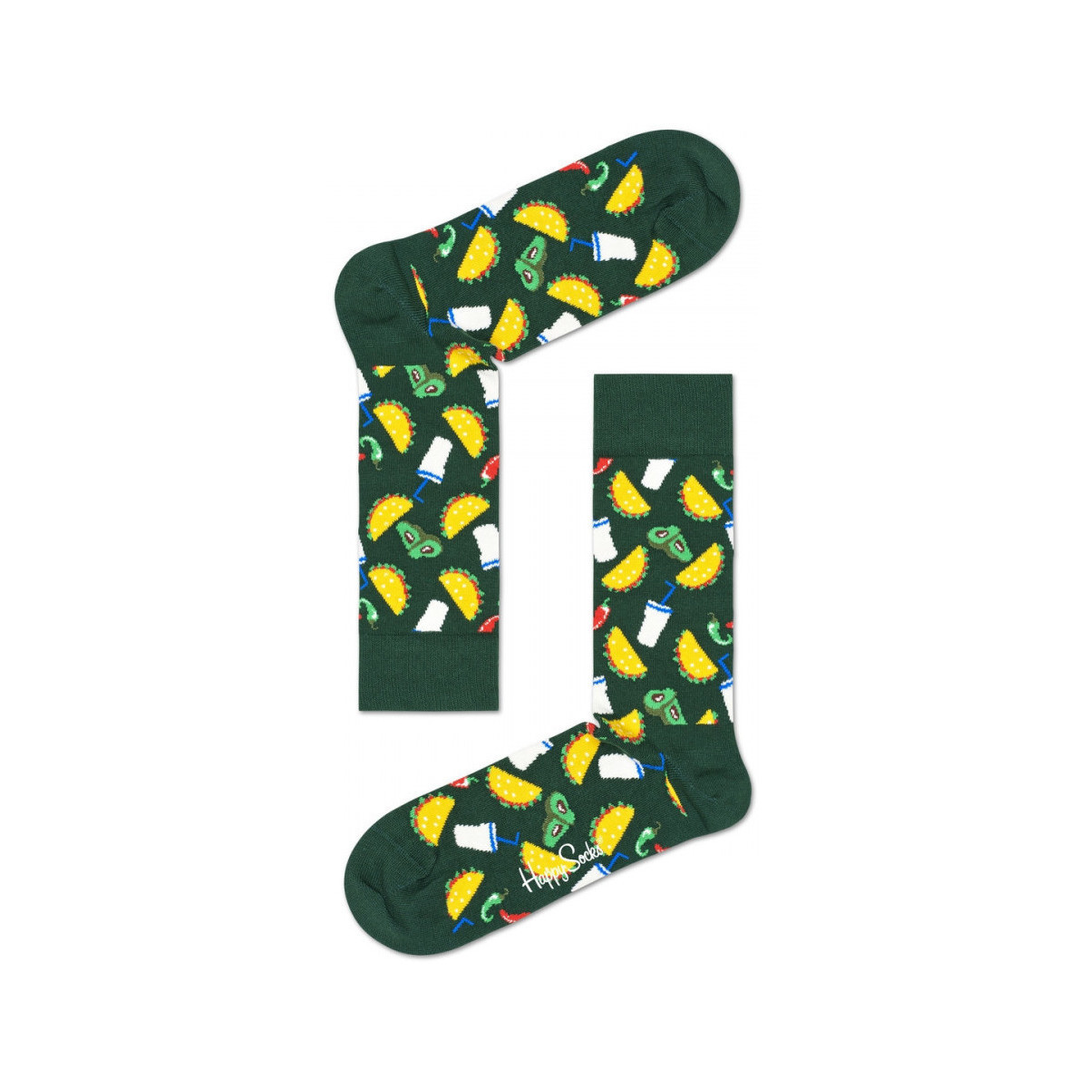 Ropa interior Hombre Calcetines Happy socks Taco sock Multicolor