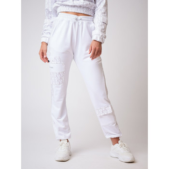 lluvia láser Con otras bandas Project X Paris Blanco - textil pantalones chandal Mujer 40,26 €