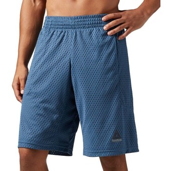 textil Hombre Pantalones cortos Reebok Sport Les Mills Mesh Azul