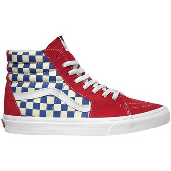Zapatos Tenis Vans UA SK8-HI (BMX Checkerboard) True Blue/Red Rojo