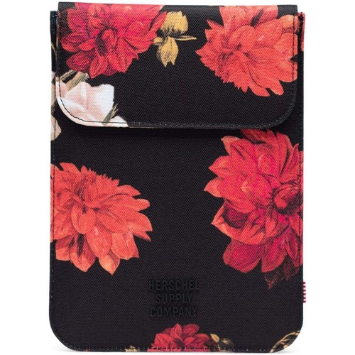 Bolsos Funda ordenador Herschel Spokane Sleeve for iPad Mini Vintage Floral Black Negro