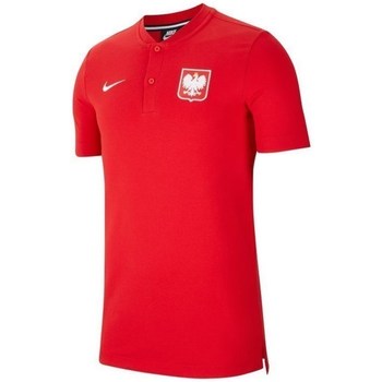 textil Hombre Camisetas manga corta Nike Polska Modern Polo Rojo