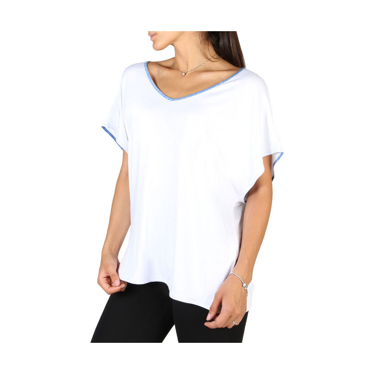 textil Mujer Camisetas manga corta Emporio Armani EA7 - 3ytt53_tj40z Blanco