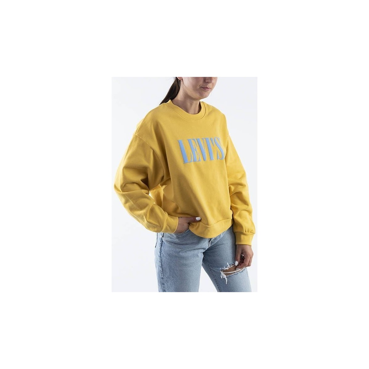 textil Mujer Jerséis Levi's SUDADERA LEVI'S® GRAPHIC DIANA CREW Oro