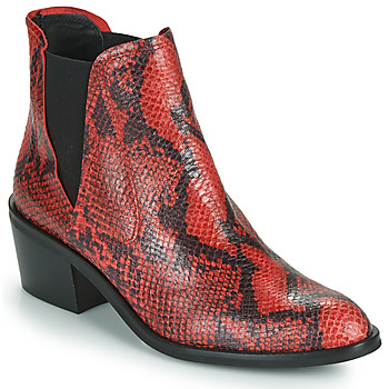 Zapatos Mujer Botas de caña baja Fericelli NIAOW Negro / Rojo