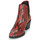 Zapatos Mujer Botines Fericelli NIAOW Negro / Rojo