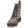Zapatos Mujer Botas de caña baja Dr. Martens 1460 PASCAL Negro / Blanco / Rojo