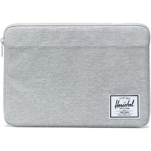 Bolsos Funda ordenador Herschel Anchor Sleeve for MacBook Light Grey Crosshatch - 12'' Gris