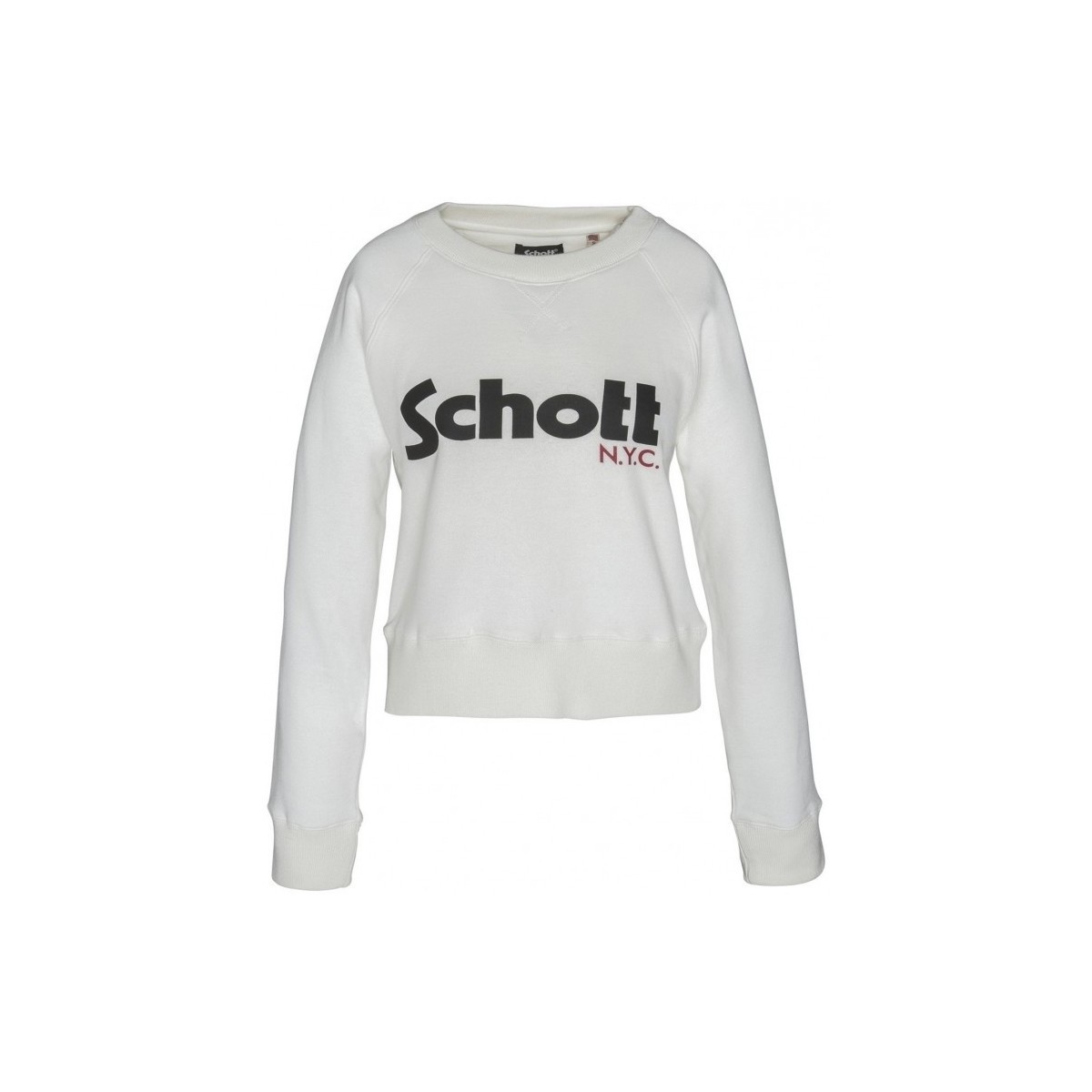 textil Mujer Sudaderas Schott Sweatshirt SW GINGER 1 W Blanc Blanco