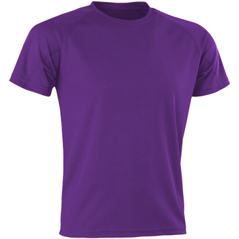 textil Hombre Camisetas manga larga Spiro SR287 Violeta