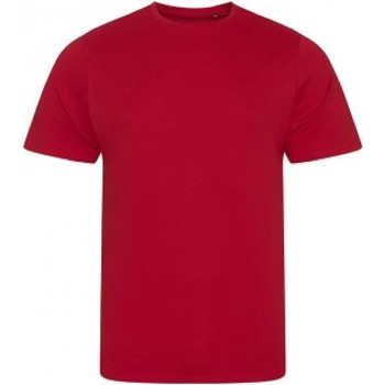 textil Hombre Camisetas manga larga Ecologie EA001 Rojo