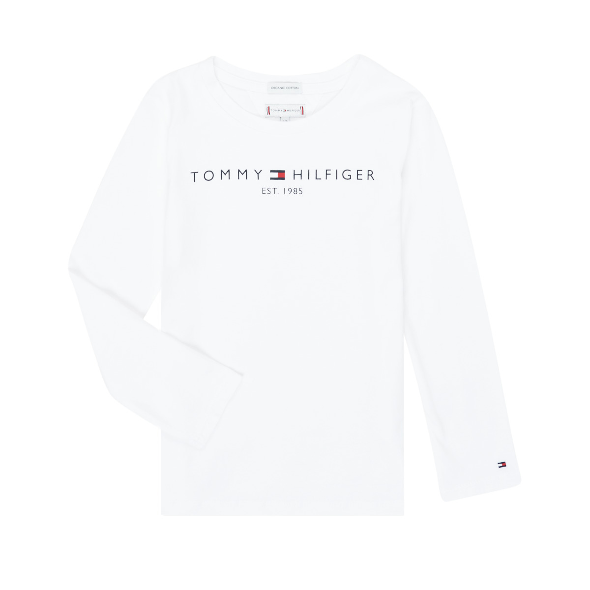 textil Niña Camisetas manga larga Tommy Hilfiger ESSENTIAL TEE L/S Blanco