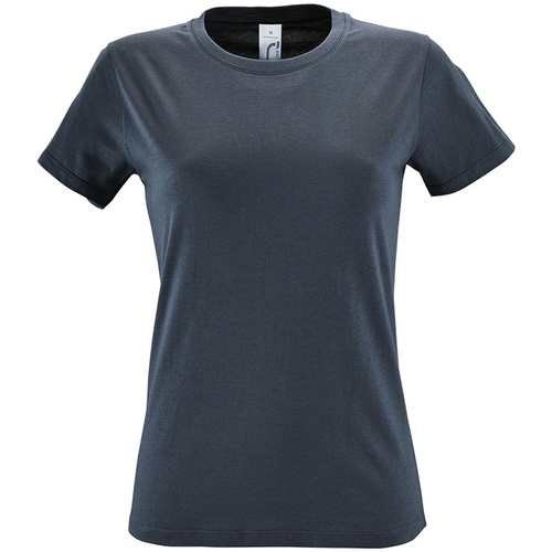 textil Mujer Camisetas manga corta Sols 01825 Gris