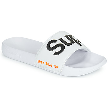 Zapatos Hombre Chanclas Superdry CLASSIC SUPERDRY POOL SLIDE Blanco