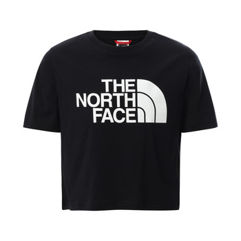 textil Niña Camisetas manga corta The North Face EASY CROPPED TEE Negro