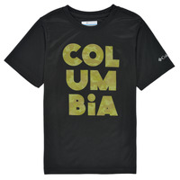 textil Niño Camisetas manga corta Columbia GRIZZLY GROVE Negro