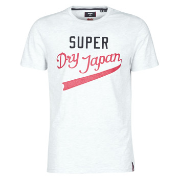 textil Hombre Camisetas manga corta Superdry COLLEGIATE GRAPHIC TEE 185 Gris