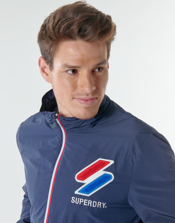Superdry TRACK CAGOULE Azul