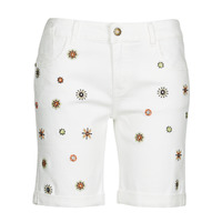 textil Mujer Shorts / Bermudas Desigual GRECIA Blanco