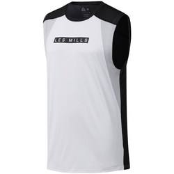 textil Hombre Camisetas manga corta Reebok Sport Les Mills Smartvent Negros, Blanco