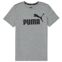 textil Niño Camisetas manga corta Puma ESSENTIAL LOGO TEE Gris