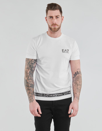 textil Hombre Camisetas manga corta Emporio Armani EA7 3KPT05-PJ03Z-1100 Blanco