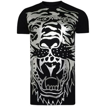 textil Hombre Camisetas manga corta Ed Hardy - Big-tiger t-shirt Negro
