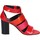 Zapatos Mujer Sandalias Hogan BK646 Rojo