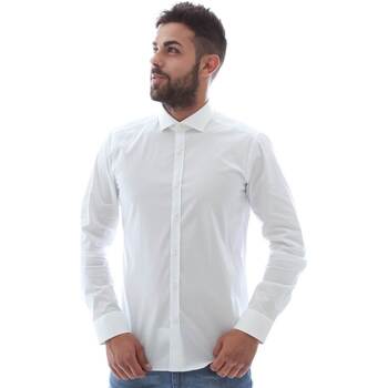 textil Hombre Camisas manga larga Gmf GMF5 4864 8 Blanco